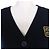 Miu Miu Cardigã de malha 100% Cashmere com patch de logo MIUMIU Azul Azul marinho - vista 4