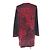 Cardigã de lã e seda LEONARD FASHION Preto Vermelho - vista 3