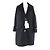 Abrigo de lana Mackintosh HUMBIE CHESTER COCOON Negro