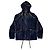 Yves Saint Laurent Giacca in nylon a righe Saint Laurent Paris Nero - vista 3