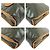 Autre Marque Hunting World BATTUE CROSS Pochette in nylon e pelle Verde - vista 3