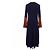 Autre Marque Abito in pelliccia Blu Arancione Blu navy - vista 2
