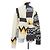 Sacai Stricktop Beige Orange Braun - Ansicht 2