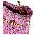 Borsa a tracolla Chanel in tweed rosa - vista 6