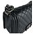 Borsa a tracolla Chanel Boy in pelle di vitello martellata nera Nero - vista 7