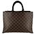 Bolsa de mão Louis Vuitton Brompton Damier Canvas Marrom Damier ebene - vista 3