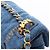 Chanel Matelassé Small Flap Schultertasche aus Denim Blau - Ansicht 10