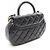 Sac à épaule Chanel en cuir Matelassé Noir - vue 2