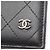 Monedero de piel Matelassé Chanel Negro - vista 9