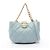 Borsa a tracolla Chanel Matelassé in pelle di agnello Blu