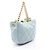 Borsa a tracolla Chanel Matelassé in pelle di agnello Blu - vista 2