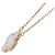 Collier Pendant Alhambra Van Cleef & Arpels Doré - vue 2
