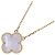 Collier Van Cleef & Arpels Alhambra en nacre Doré