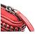 Portafoglio lungo rotondo Chanel Boy con hardware argento antico Rosso - vista 12