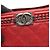 Portafoglio lungo rotondo Chanel Boy con hardware argento antico Rosso - vista 14