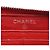Portafoglio lungo rotondo Chanel Boy con hardware argento antico Rosso - vista 4