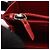Portafoglio lungo rotondo Chanel Boy con hardware argento antico Rosso - vista 7