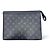 Louis Vuitton Pochette Voyage Reverse Monogram Eclipse Canvas MM Schwarz
