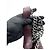 Prada Chain Flap Diagramme Quilted Leather Small Bordeaux - vista 7