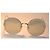 Gafas de sol redondas Bottega Veneta BV0208S Plata Beige - vista 2