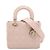 Christian Dior Lady Dior Iridescent Cannage Quilt Lambskin Medium Rosa