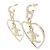 Chanel AB6006 Stecker-Ohrringe Golden - Ansicht 2