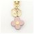 Portachiavi Louis Vuitton Monogram O'Elder Blooming Flower BB Marrone D'oro - vista 3