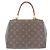 Sac à main Louis Vuitton Monogram Cluny BB Marron Écru - vue 2