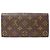 Cartera Larga Monogram Louis Vuitton Castaño Monograma - vista 2