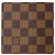Portafoglio bi-fold da uomo Louis Vuitton Damier Marrone Damier ebene - vista 2