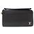 Louis Vuitton Long Bi-Fold Wallet in Taiga Leather Black Grey