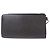 Louis Vuitton Long Bi-Fold Wallet in Taiga Leather Black Grey - view 2