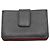Tarjetero Prada de piel Saffiano Negro Roja - vista 2