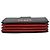 Tarjetero Prada de piel Saffiano Negro Roja - vista 3