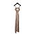 Autre Marque Frédéric Alzra Champagne Satin Crystal Evening Gown Beige