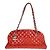 Chanel Just Mademoiselle en cuir de veau matelassé Medium Rouge