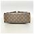 Borsa Louis Vuitton Monogram Manhattan PM Marrone - vista 3