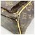 Borsa Louis Vuitton Monogram Manhattan PM Marrone - vista 6