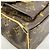 Borsa Louis Vuitton Monogram Manhattan PM Marrone - vista 7