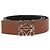 Cinto Standard em Pele Castanha Loewe Marrom