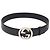 Cintura in pelle da uomo Gucci Nero - vista 2
