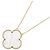 Colar Magic Alhambra Van Cleef & Arpels Branco Dourado