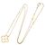 Van Cleef & Arpels Vintage Alhambra Halskette Golden Roh - Ansicht 2