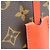 Borsa Tote Louis Vuitton Monogram Flower Marrone Rosso - vista 4