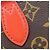Borsa Tote Louis Vuitton Monogram Flower Marrone Rosso - vista 5