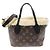 Bolsa Louis Vuitton Monogram Neverfull Inside Out BB Marrom