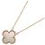 Van Cleef & Arpels Vintage Alhambra Halskette Braun Golden
