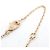 Van Cleef & Arpels Vintage Alhambra Halskette Weiß Golden - Ansicht 4