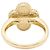 Van Cleef & Arpels Vintage Alhambra Ring aus Perlmutt Weiß Golden - Ansicht 3