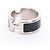 Hermès Hermes Olympe PM Ring Schwarz Silber - Ansicht 2